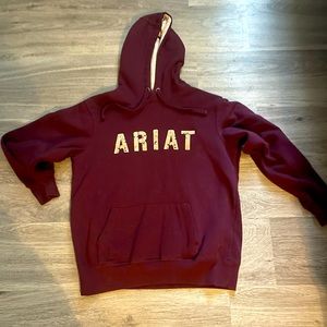 Ariat hoodie size Small burgundy